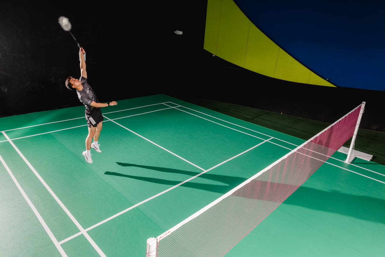 Badminton court at Limketkai Mall #4