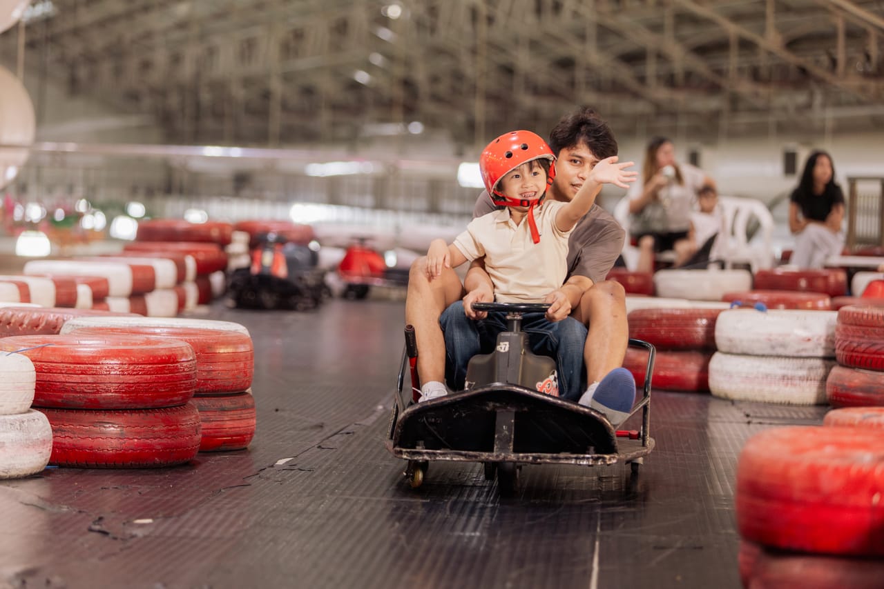 Go-kart track at Limketkai Mall #4